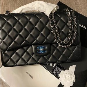 RESERVED FOR POSHER - Chanel Classic Flap, large - excellent condition